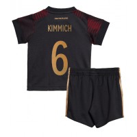 Dětský Fotbalový dres Německo Joshua Kimmich #6 MS 2022 Venkovní Krátký Rukáv (+ trenýrky)